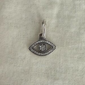 Authentic Pandora Sterling Silver Evil Eye Charm